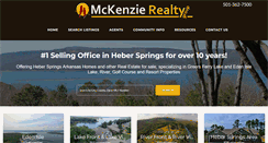 Desktop Screenshot of mckenzierealtygroup.com